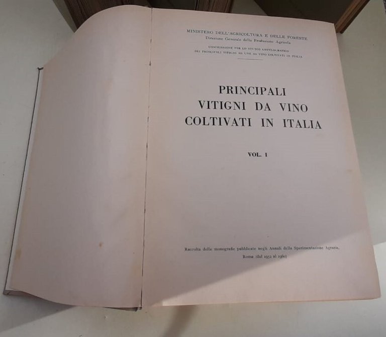 PRINCIPALI VITIGNI DA VINO COLTIVATI IN ITALIA 5 VOLL. ( … | Immagine Gallery 11