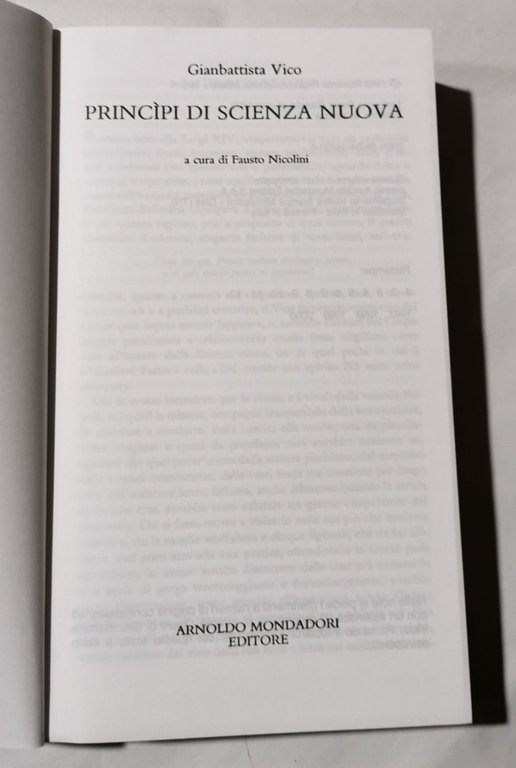 Principi di scienza nuova