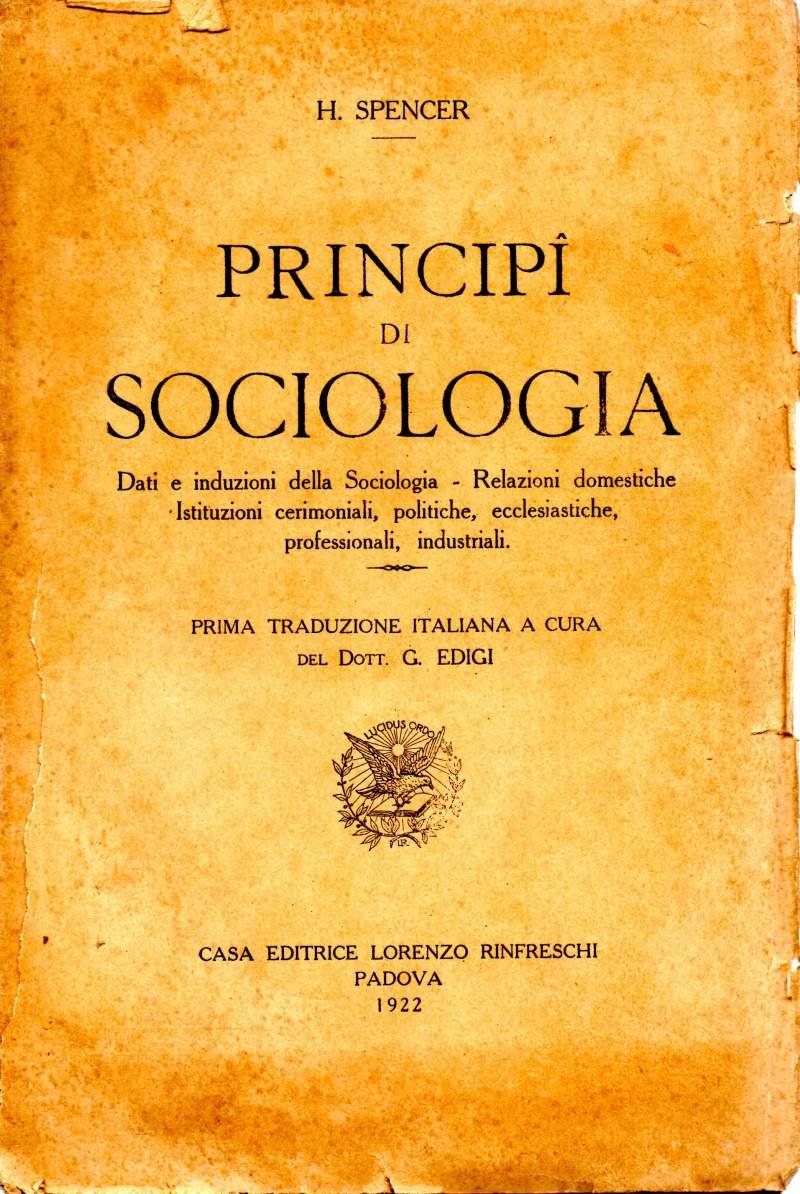 PRINCIPI DI SOCIOLOGIA