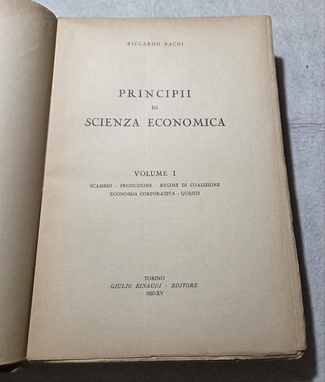 Principii di Scienza Economica - Volume I | Immagine Gallery 2