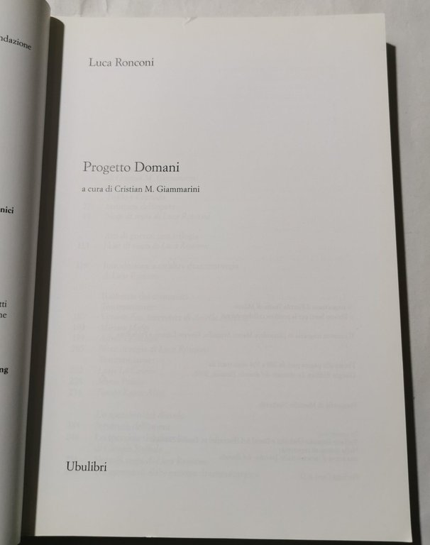 Progetto domani