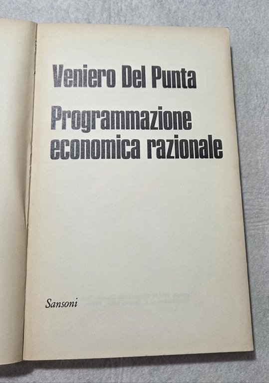 Programmazione economica razionale | Immagine Gallery 2