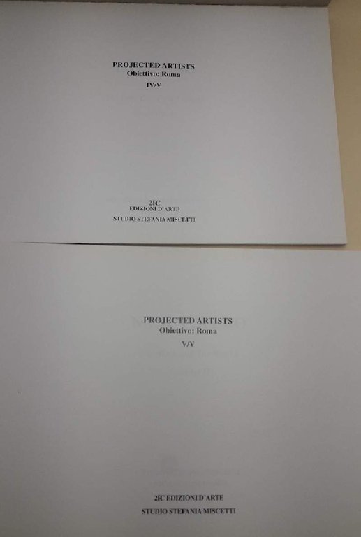 PROJECTED ARTISTS-OBIETTIVO ROMA VOL. I,II,III,IV,V/V(1995)