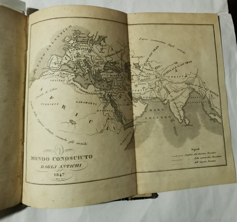 Prospetto di Storia Universale con tavole cronologiche e carte geografiche