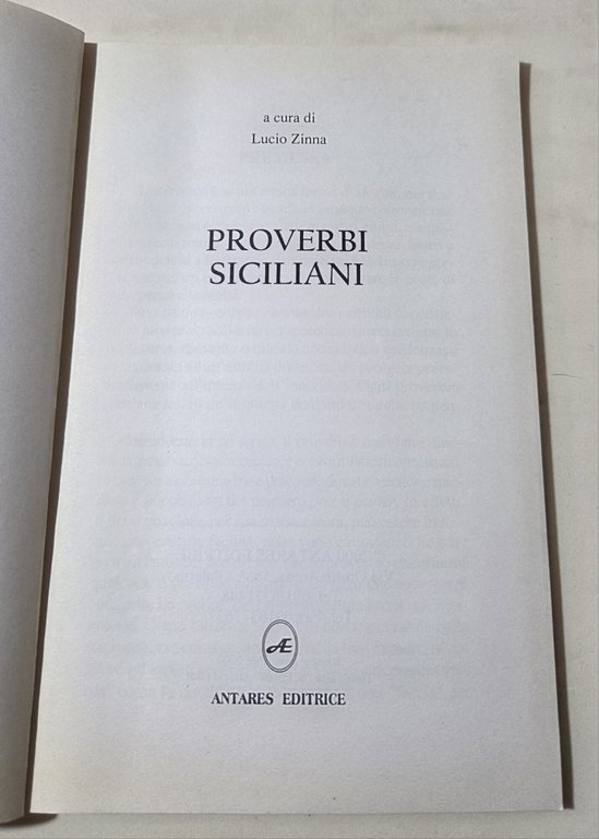 Proverbi siciliani