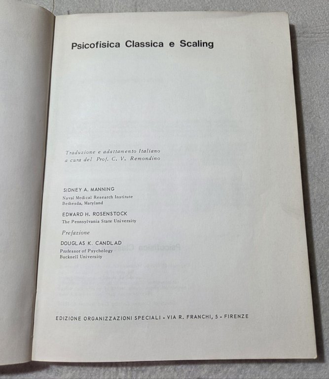 Psicofisica Classica e Scaling | Immagine Gallery 2