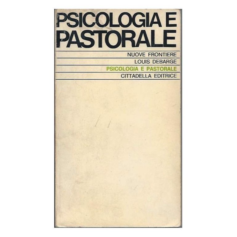 PSICOLOGIA PASTORALE