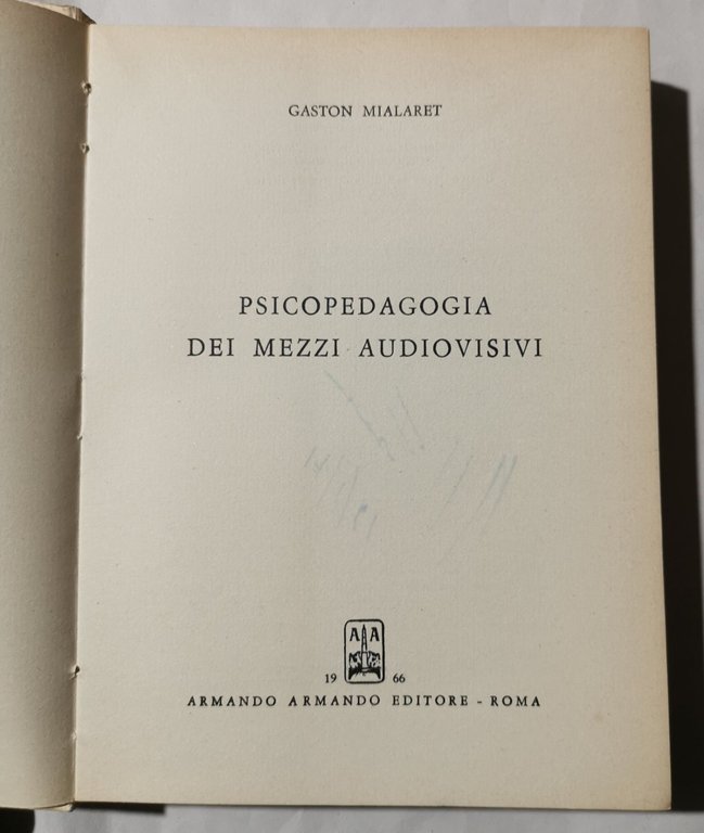 Psicopedagogia dei mezzi audiovisivi