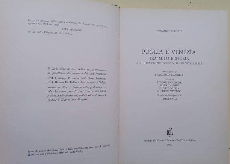 PUGLIA E VENEZIA TRA MITO E STORIA CON DUE MOMENTI …
