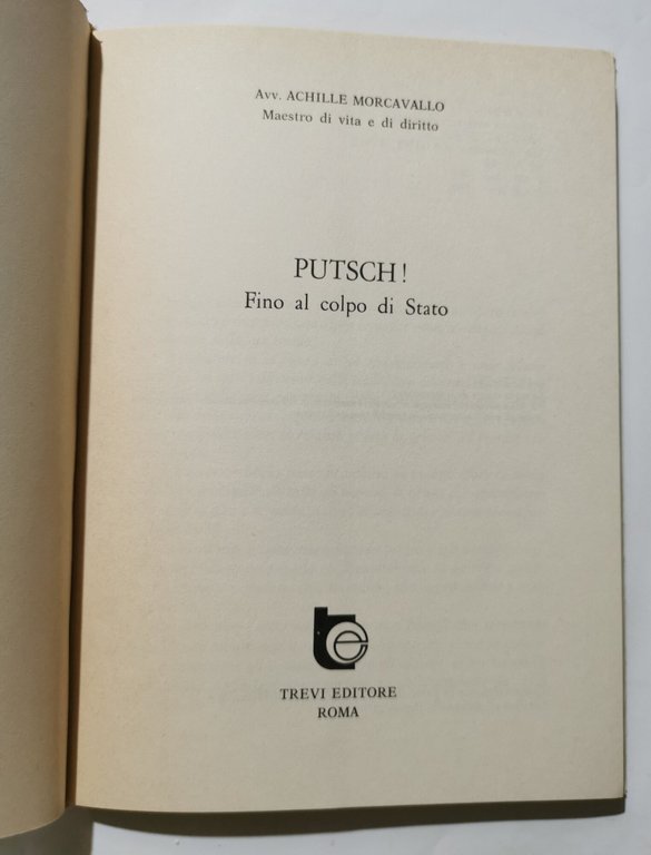 Putsch! fino al colpo di stato