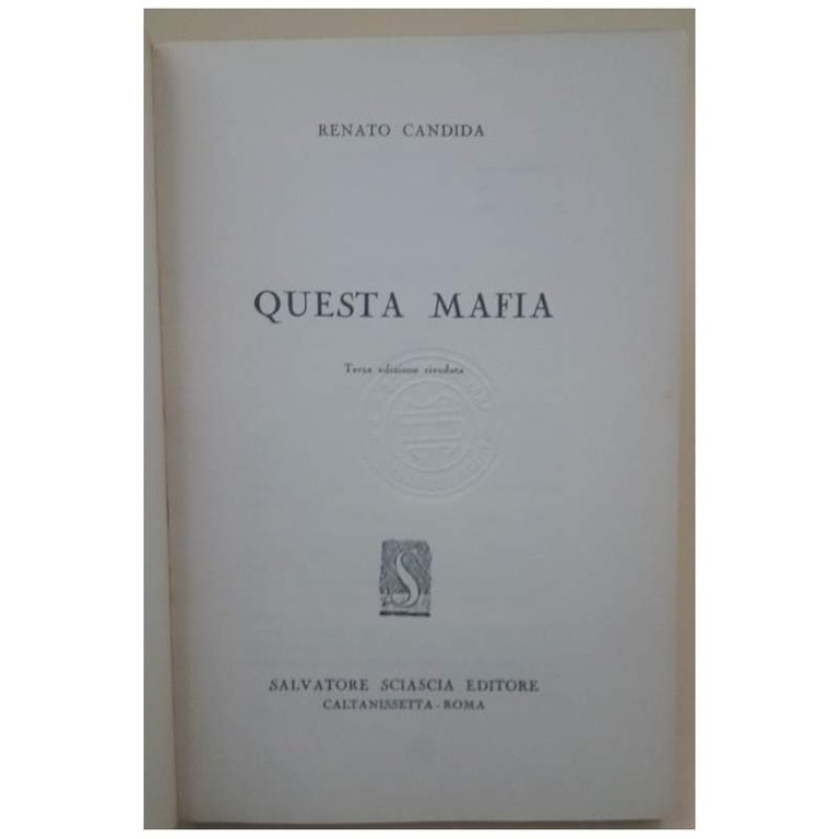 QUESTA MAFIA( 1964)
