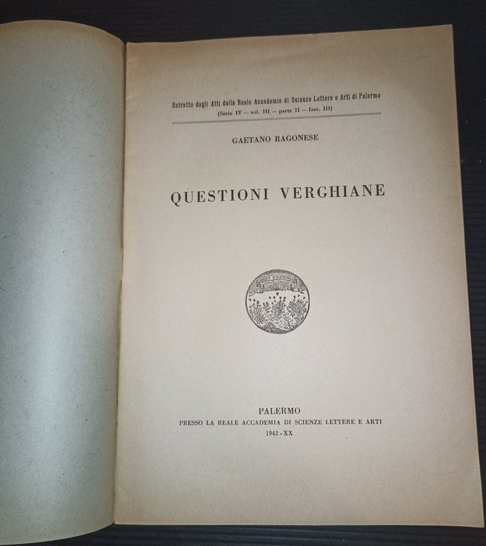 Questioni verghiane