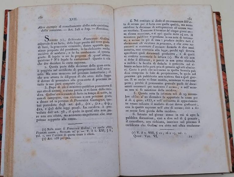 QUISTIONI DI DIRITTO TRATTATE NELLE CONCLUSIONI NE' DISCORSI ED ALTRI …