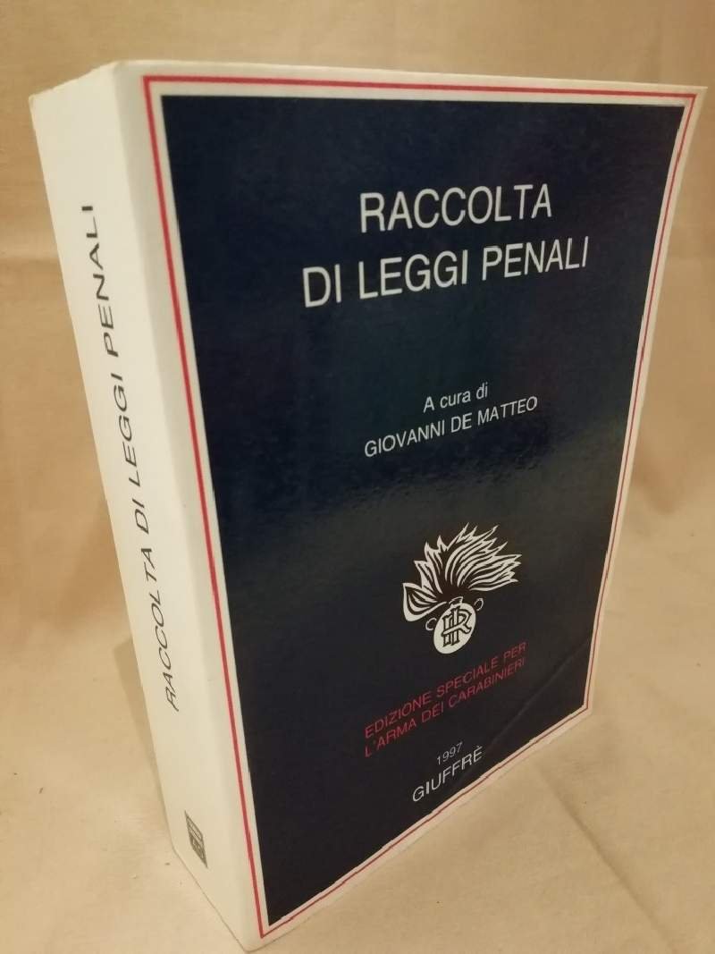 RACCOLTA DI LEGGI PENALI (1997) | Immagine principale