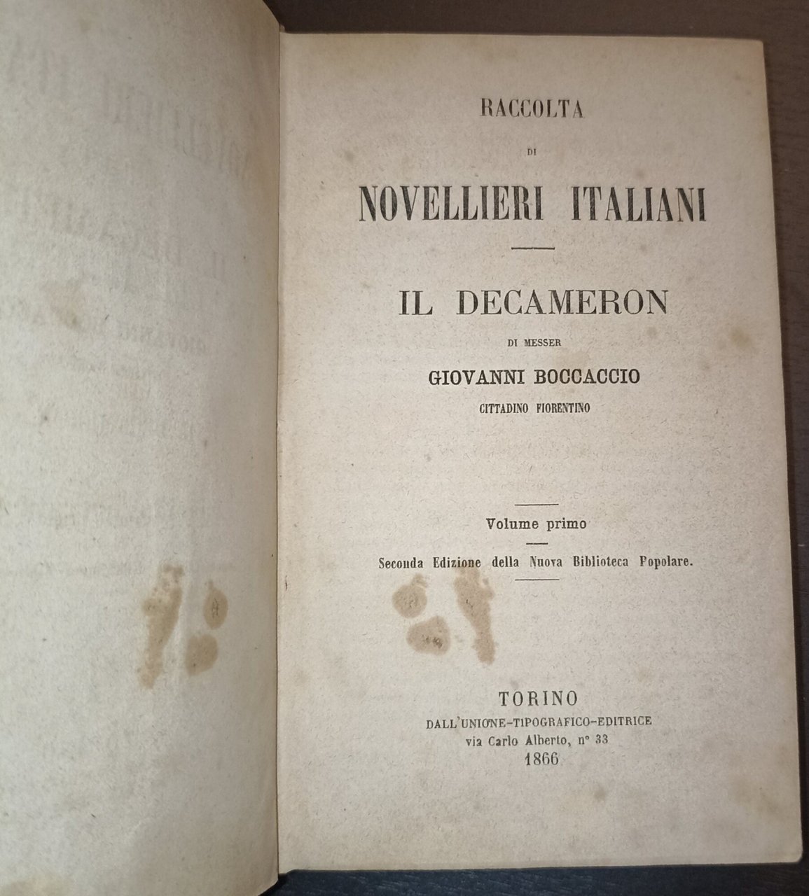 Raccolta di novellieri italiani - Il Decameron