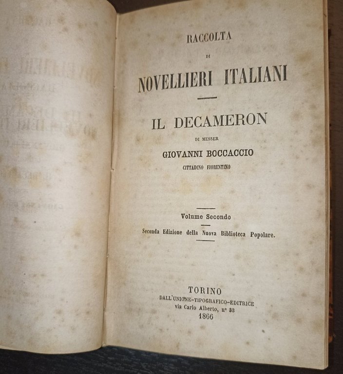 Raccolta di novellieri italiani - Il Decameron