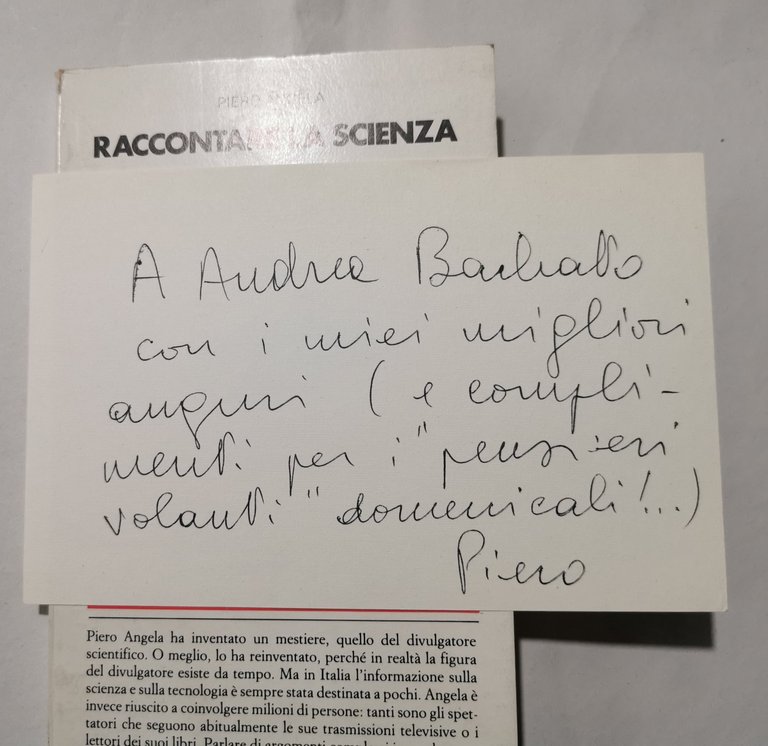 Raccontare la scienza - Intervista