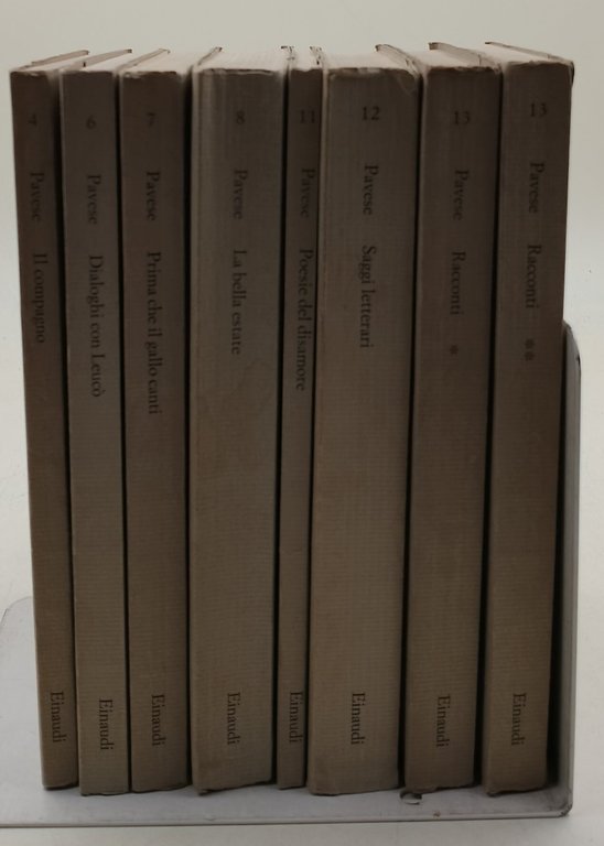 Racconto, Saggi Letterari, Poesie del disamore, La bella estate, Prima …