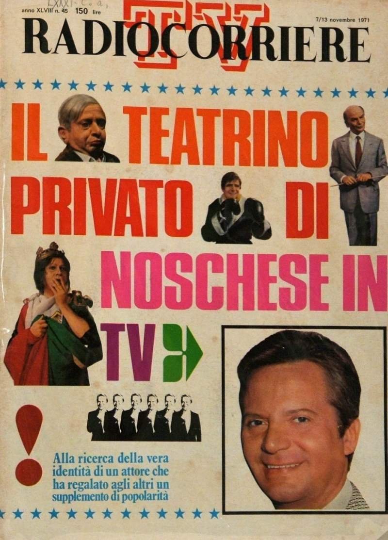 RADIOCORRIERE TV ANNO XLVIII N. 45, 7 - 13 NOVEMBRE …