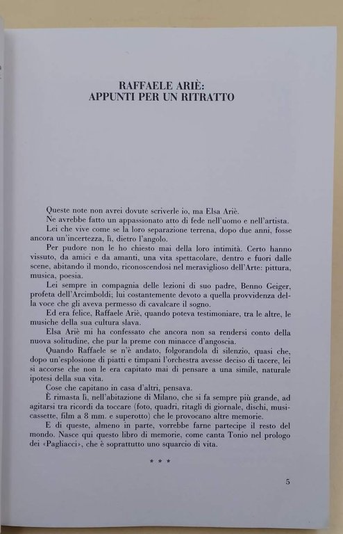 RAFFAELE ARIE'-SBIRCIANDO TRA LE QUINTE(1989)