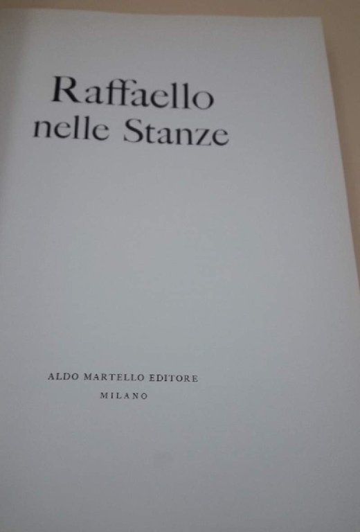 RAFFAELLO NELLE STANZE( 1965)