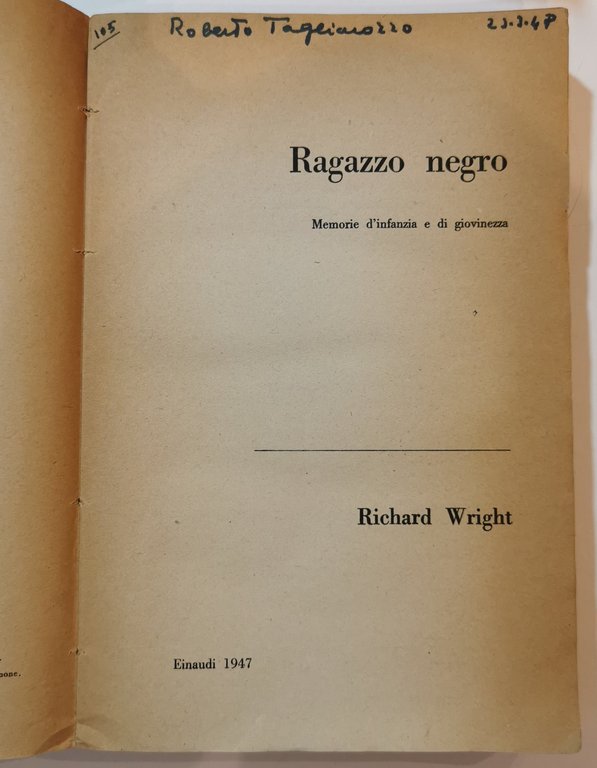 Ragazzo negro