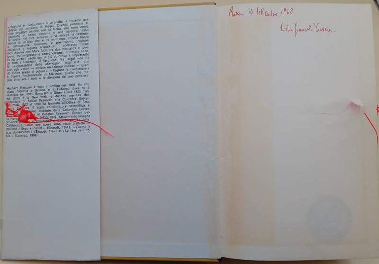 RAGIONE E RIVOLUZIONE-HEGEL E IL SORGERE DELLA "TEORIA SOCIALE"(1968)