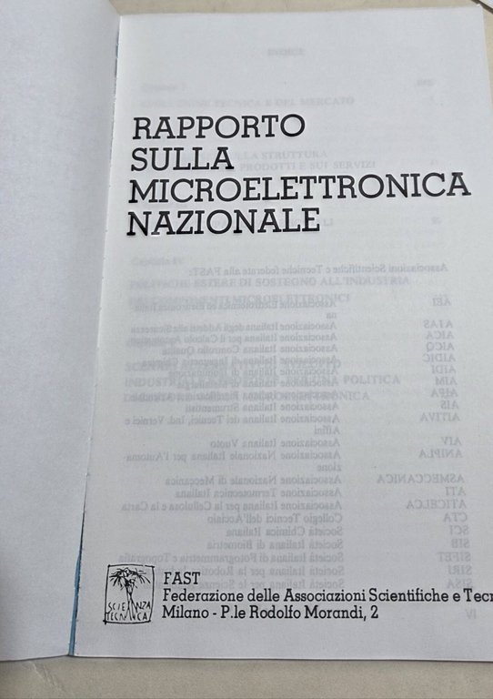 Rapporto sulla microelettronica nazionale