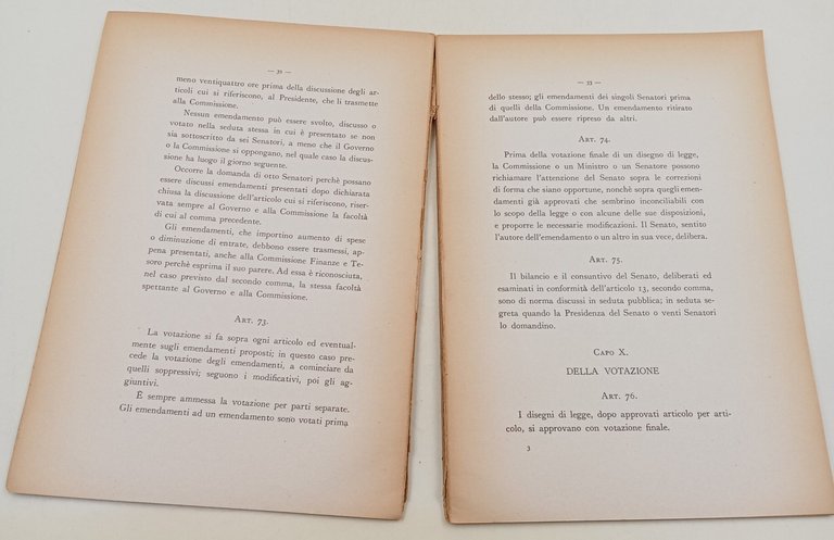 Regolamento del Seanto della Repubblica - Testo approvato il 18 … | Immagine Gallery 4