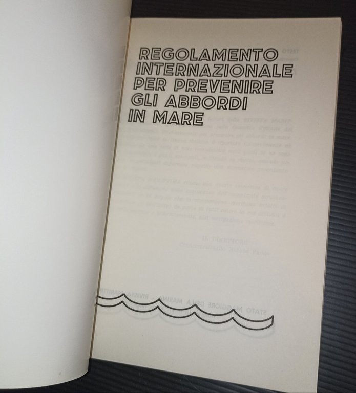 Regolamento internazionale per prevenire gli abbordi in mare