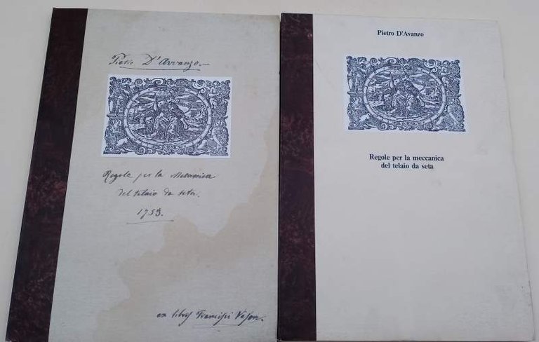 REGOLE PER LA MECCANICA DEL TELAIO DA SETA-2 VOLL.(ANASTATICA)(1981)