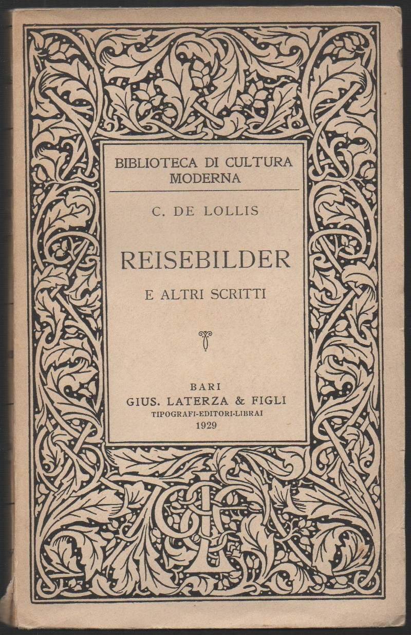 REISEBILDER E ALTRI SCRITTI (1929)