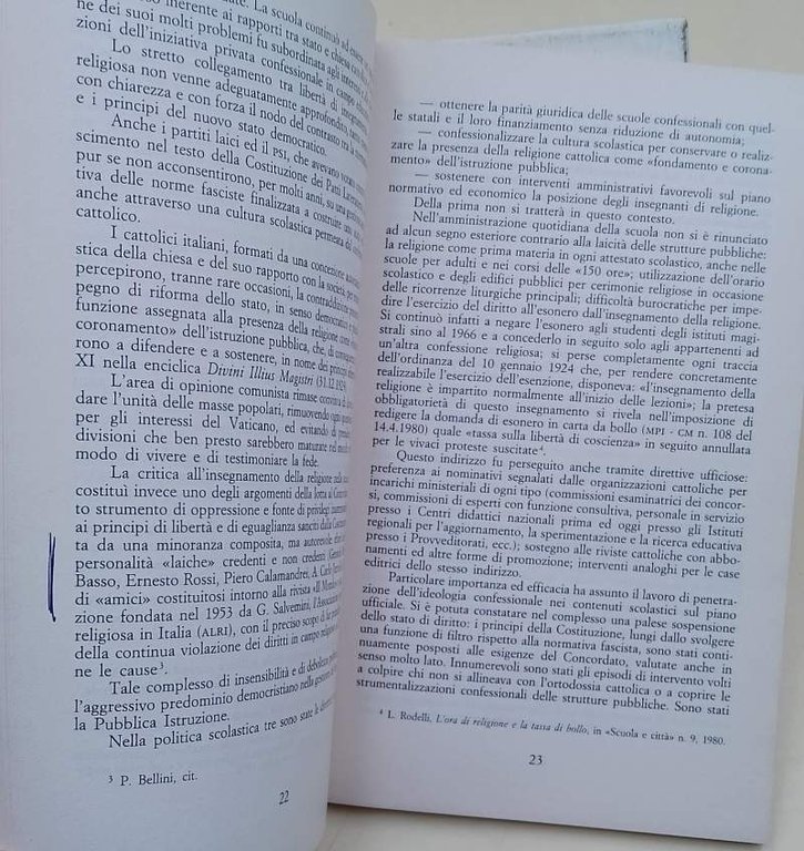 RELIGIONE E SCUOLA (1984)