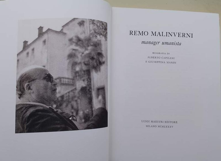 REMO MALINVERNI MANAGER UMANISTA(1985)