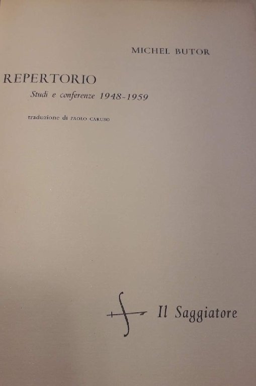 REPERTORIO (1961) | Immagine Gallery 5