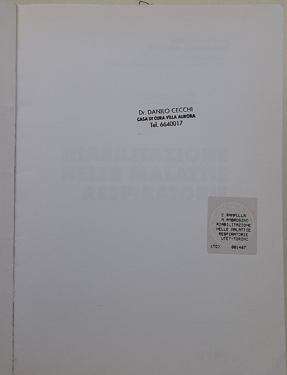Riabilitazione nelle malattie respiratorie | Immagine Gallery 3
