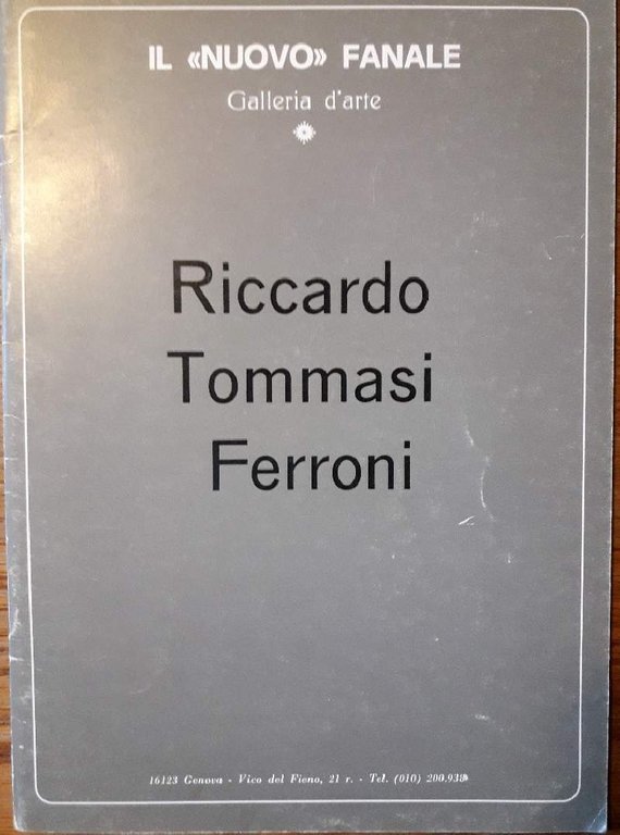 RICCARDO TOMMASI FERRONI(1984)