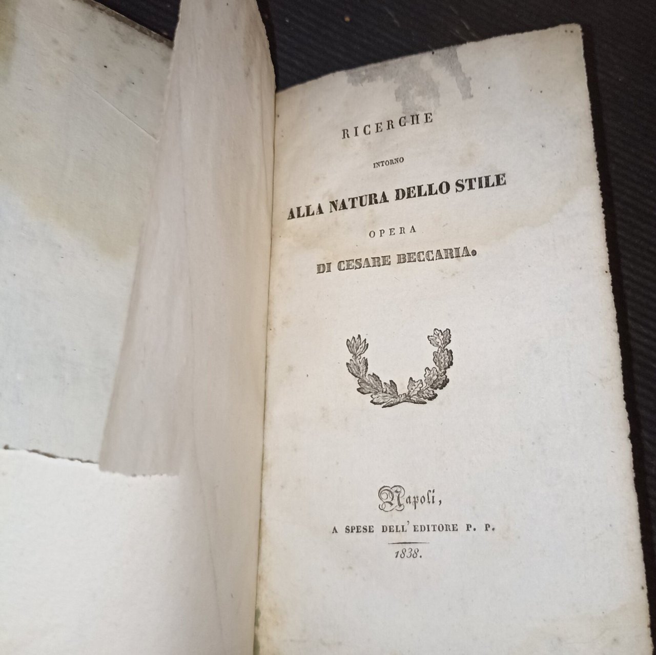 Ricerche intorno alla natura dello stile