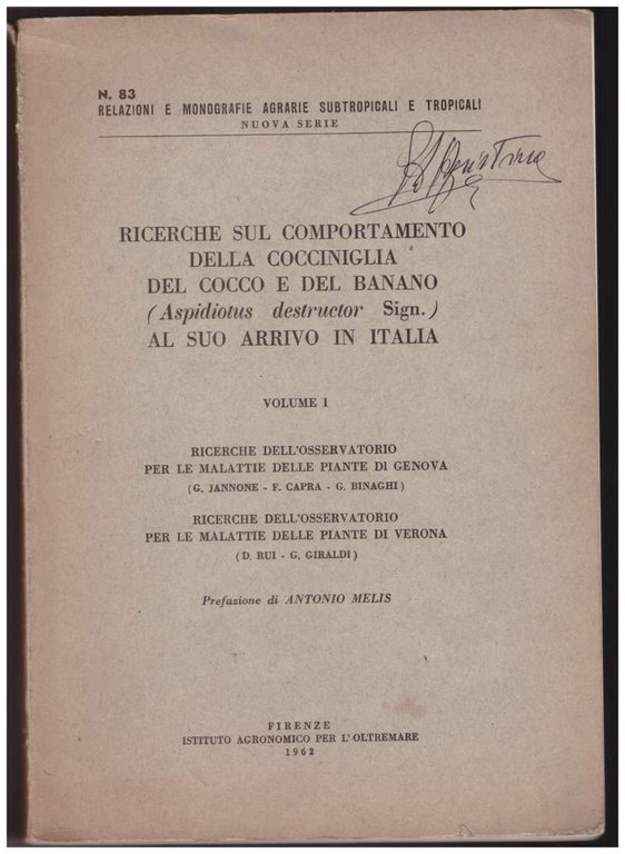 RICERCHE SUL COMPORTAMENTO DELLA COCCINIGLIA DEL COCCO E DEL BANANO … | Immagine Gallery 2