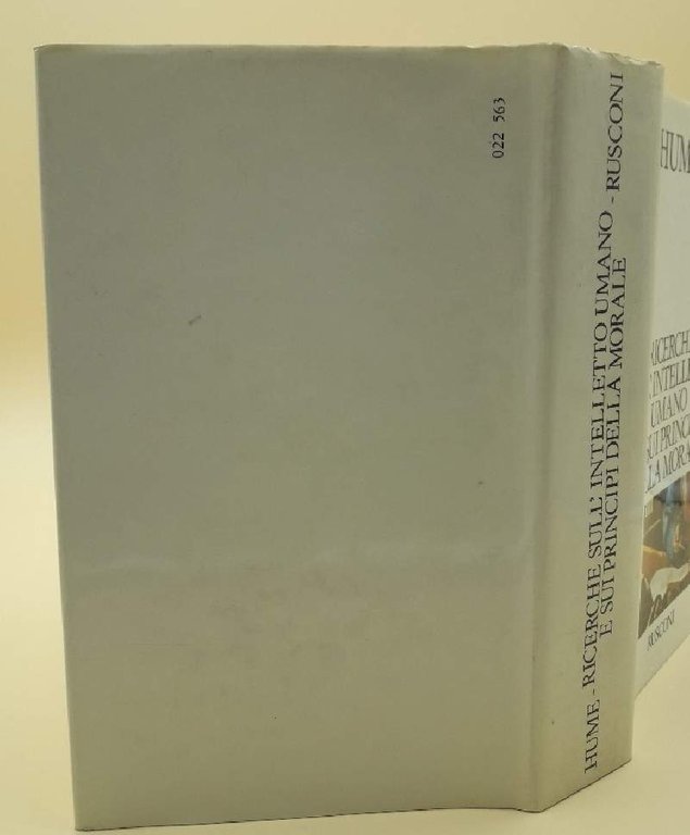 RICERCHE SULL'INTELLETTO UMANO E SUI PRINCIPI DELLA MORALE( 1980)