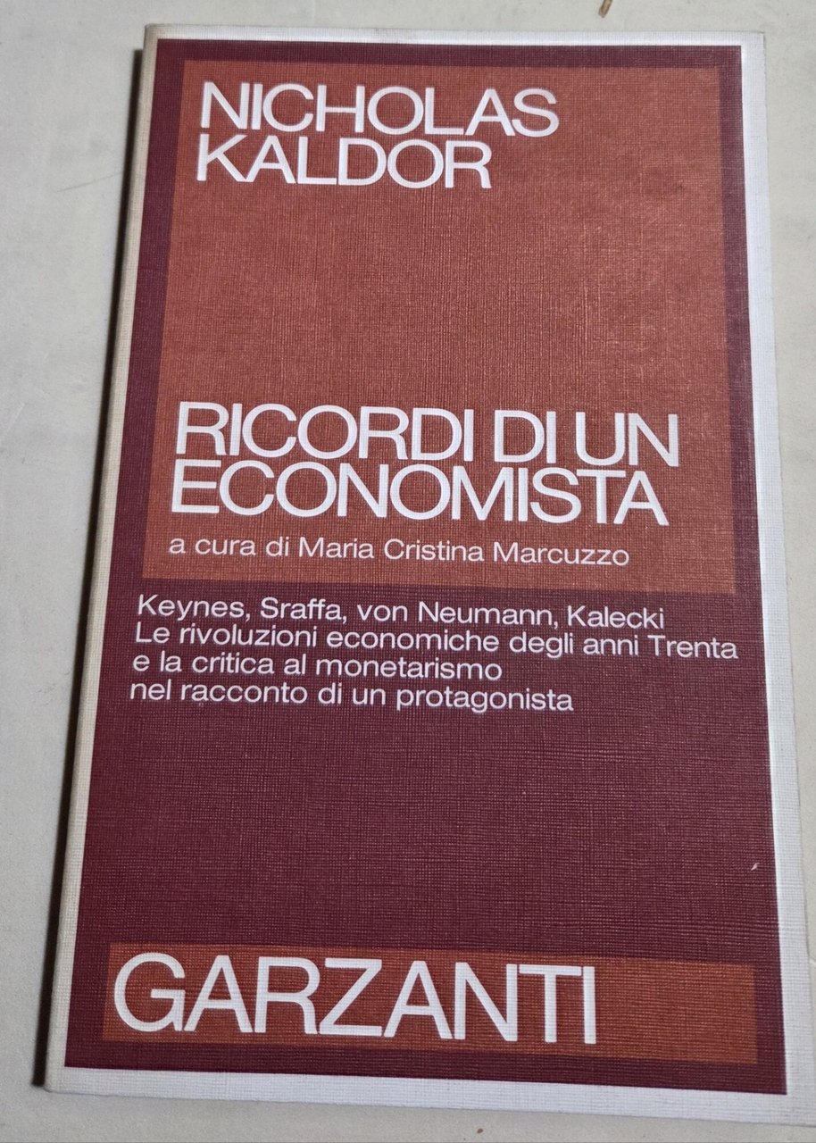 Ricordi di un economista