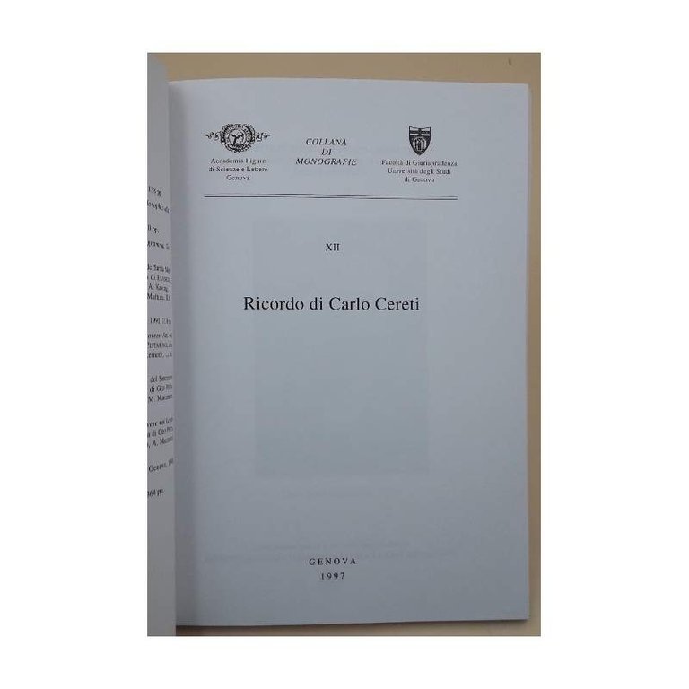 RICORDO DI CARLO CERETI(1996)