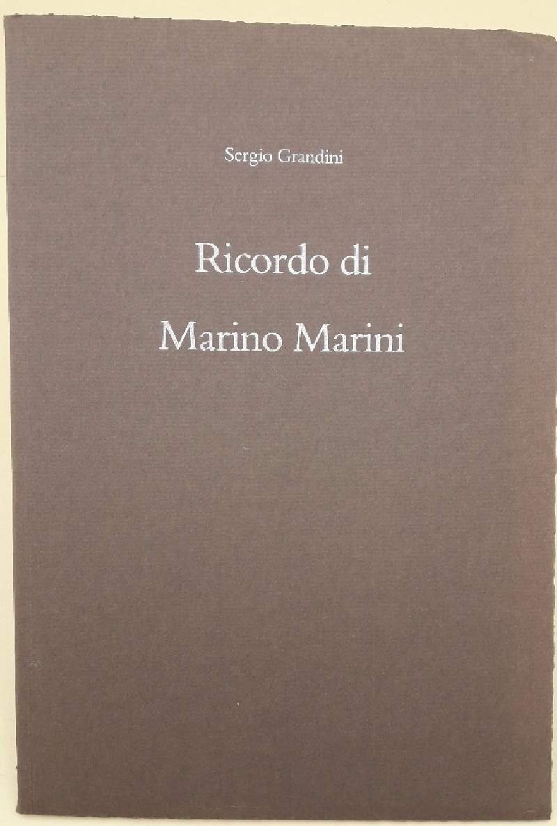 RICORDO DI MARINO MARINI(1994)