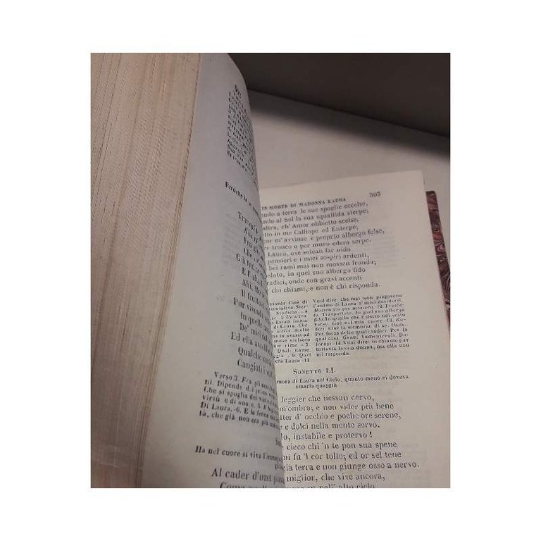 RIME DI FRANCESCO PETRARCA CON L'INTERPRETAZIONE DI GIACOMO LEOPARDI(1860)