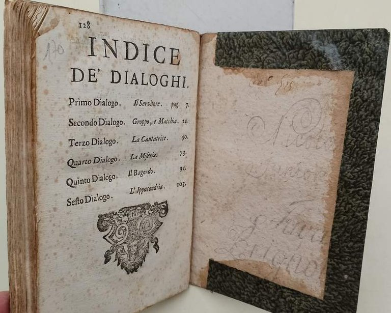 RIMEDI PR LA SONN DA LIEZR ALLA BANZOLA(1712)