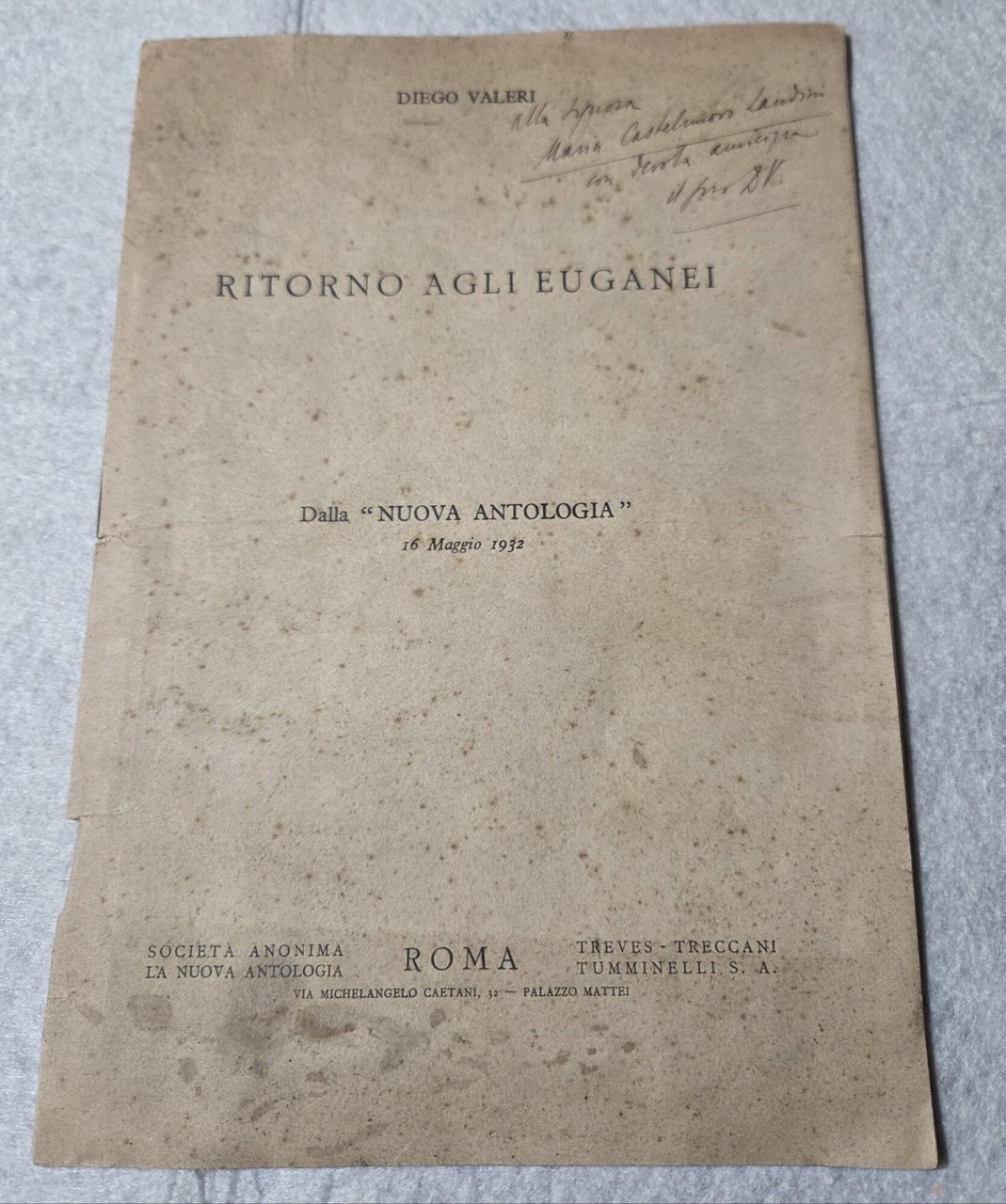 Ritorno agli Euganei | Immagine principale