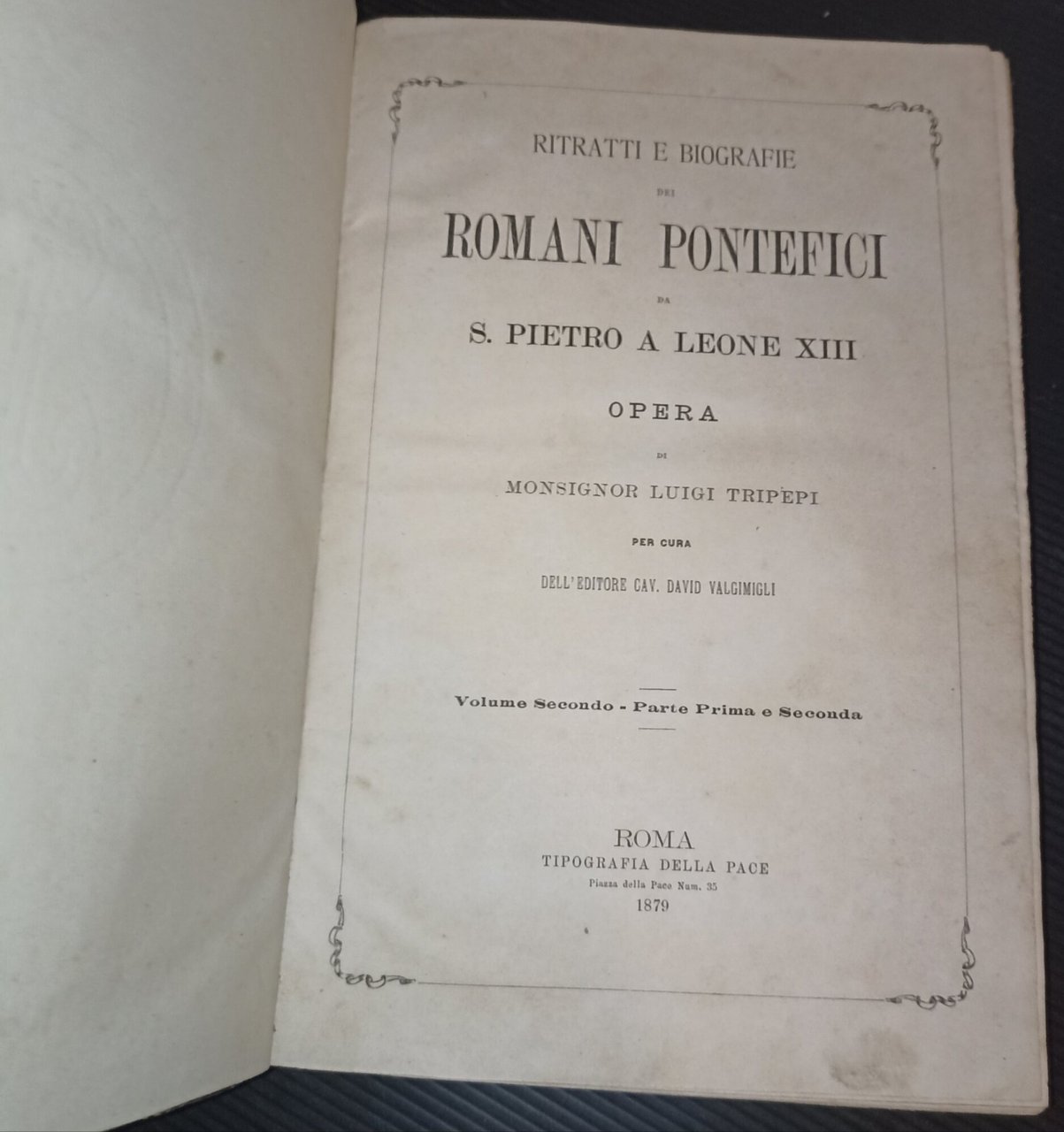 Ritratti e biografie dei romani pontefici da S. Pietro a …