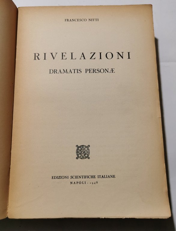 Rivelazioni - Dramatis personae