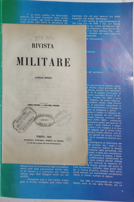 Rivista Militare - Numero dedicato al centenario