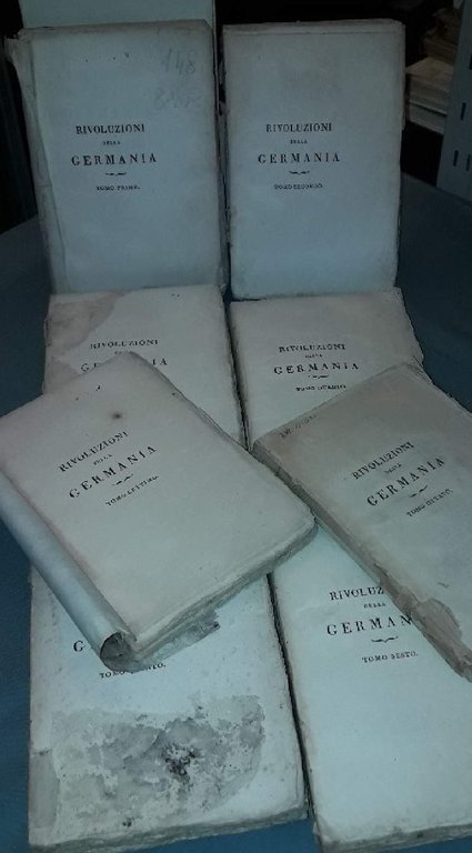 RIVOLUZIONI DELLA GERMANIA - 8 TOMI (1804)